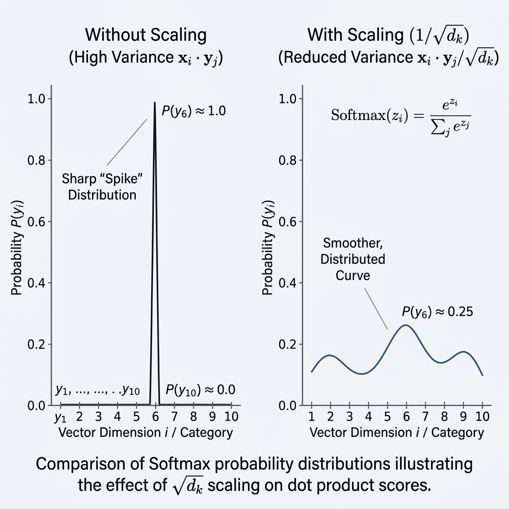 Softmax Distribution with and without Scaling
