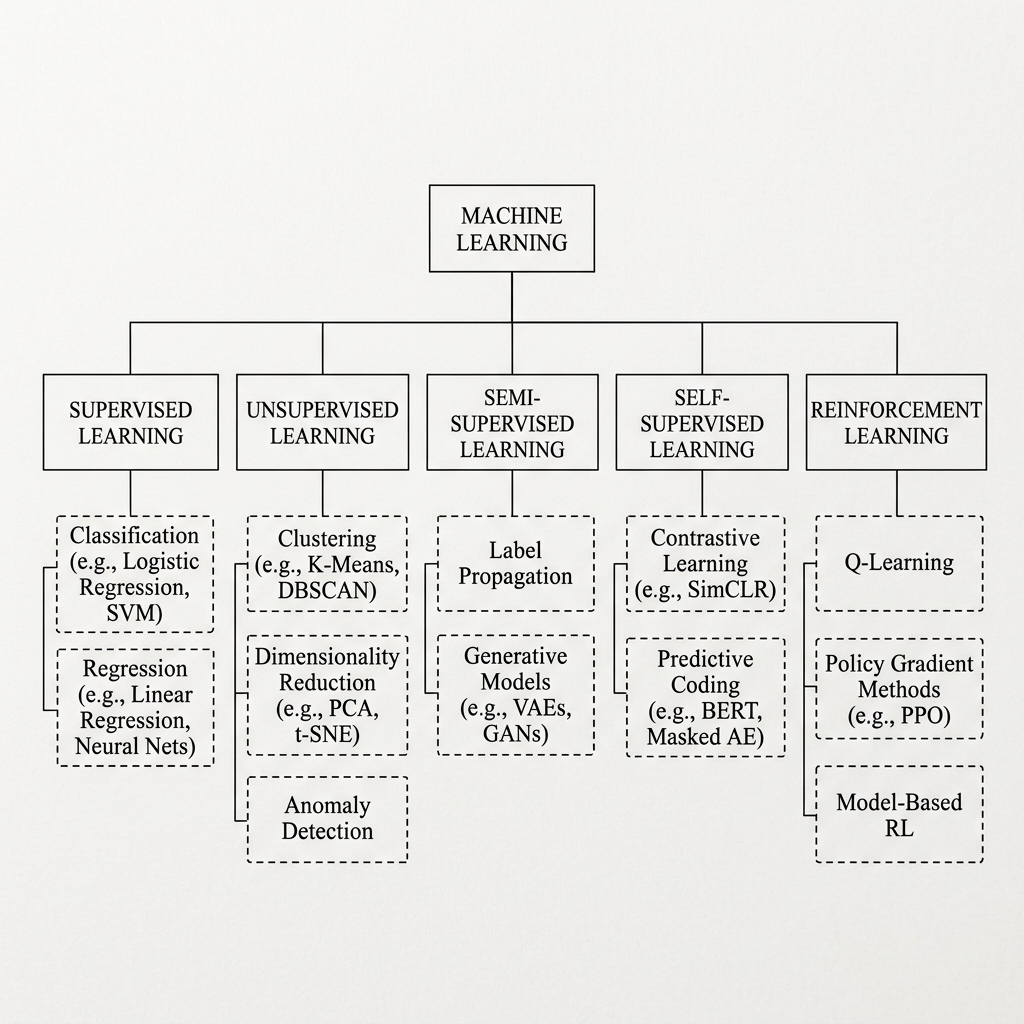 Taxonomy of Machine Learning Paradigms